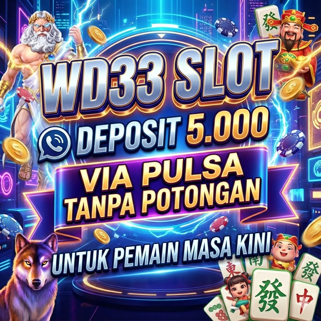 WD33 Slot Deposit 5.000 via Pulsa Tanpa Potongan untuk Pemain Masa Kini image 1
